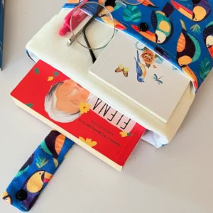 Tukan Kuşu Cepli Kumaş Kitap Kılıfı - Görsel 6
